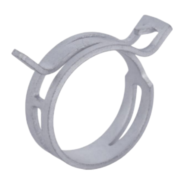 Steel band spring clamp
